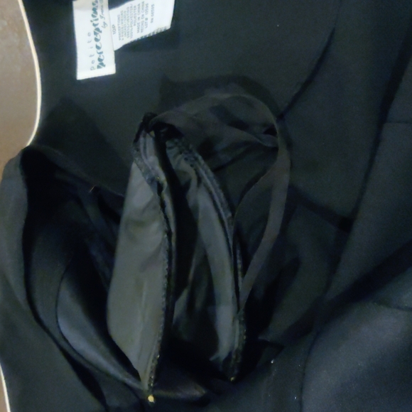 Vintage Perceptions by Irene B Navy Blue Dress with Jacket 10P Dead stock - Picture 4 of 7